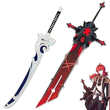 Amazon.co.jp: JIAHUA 原神 コスプレ道具 武器 迪盧克 狼の末路